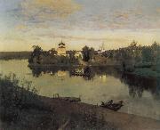Isaac Levitan Evening Bells oil painting reproduction